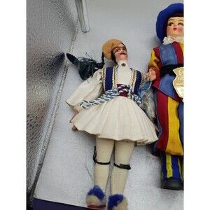 Eros vintage dolls wearing traditional costumes from different regions
